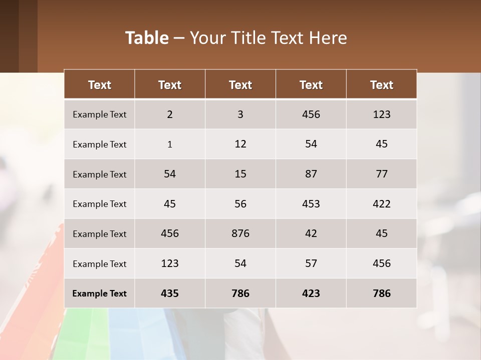 A Beautiful Woman Holding Shopping Bags In Her Hands PowerPoint Template