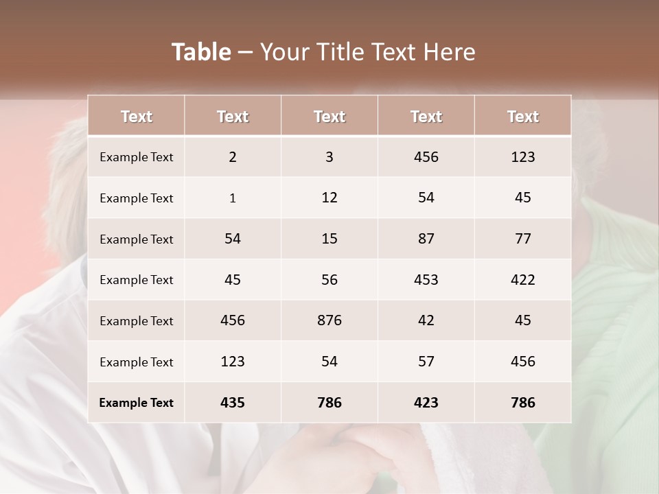 A Woman And An Older Woman Looking At A Cell Phone PowerPoint Template