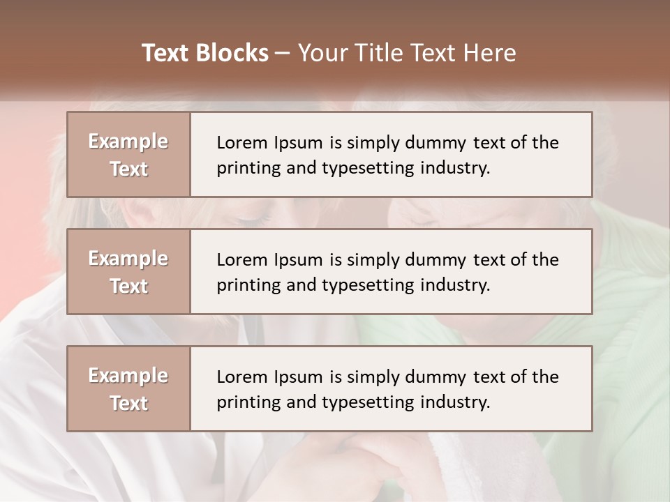 A Woman And An Older Woman Looking At A Cell Phone PowerPoint Template