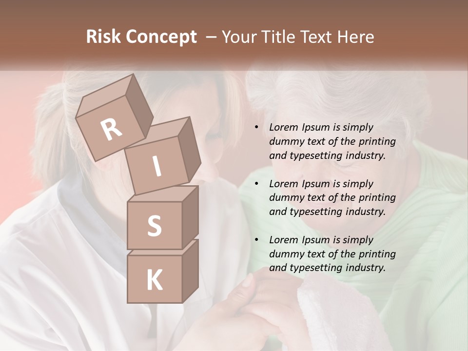 A Woman And An Older Woman Looking At A Cell Phone PowerPoint Template