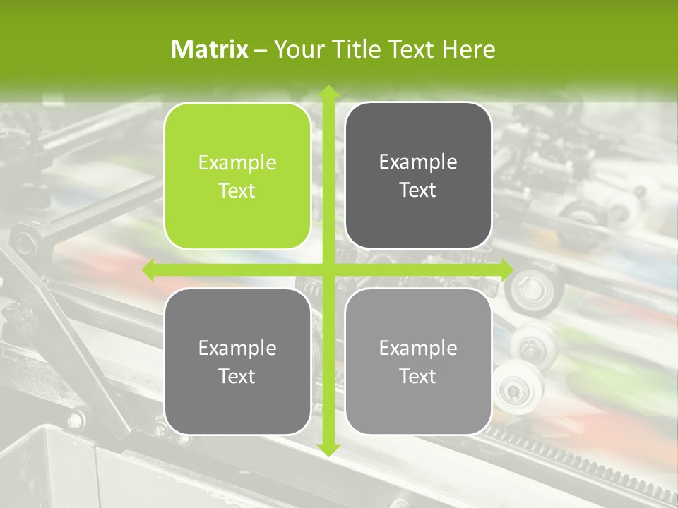 A Machine With A Lot Of Different Colors On It PowerPoint Template