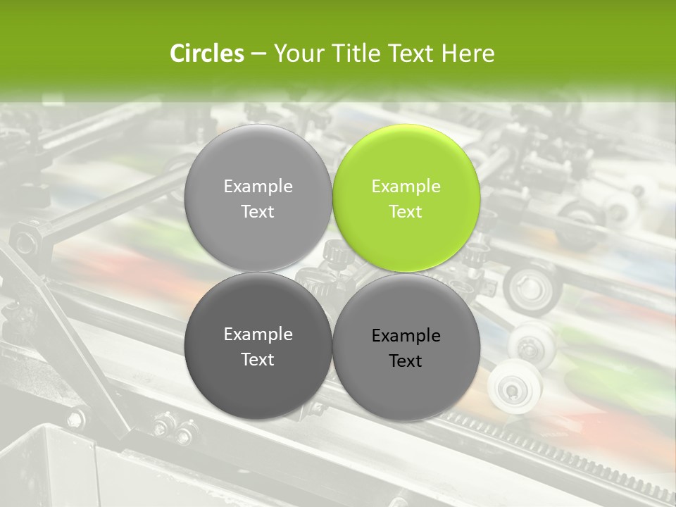 A Machine With A Lot Of Different Colors On It PowerPoint Template
