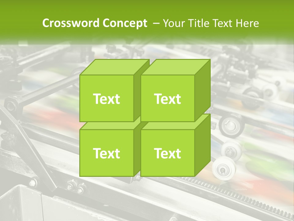 A Machine With A Lot Of Different Colors On It PowerPoint Template