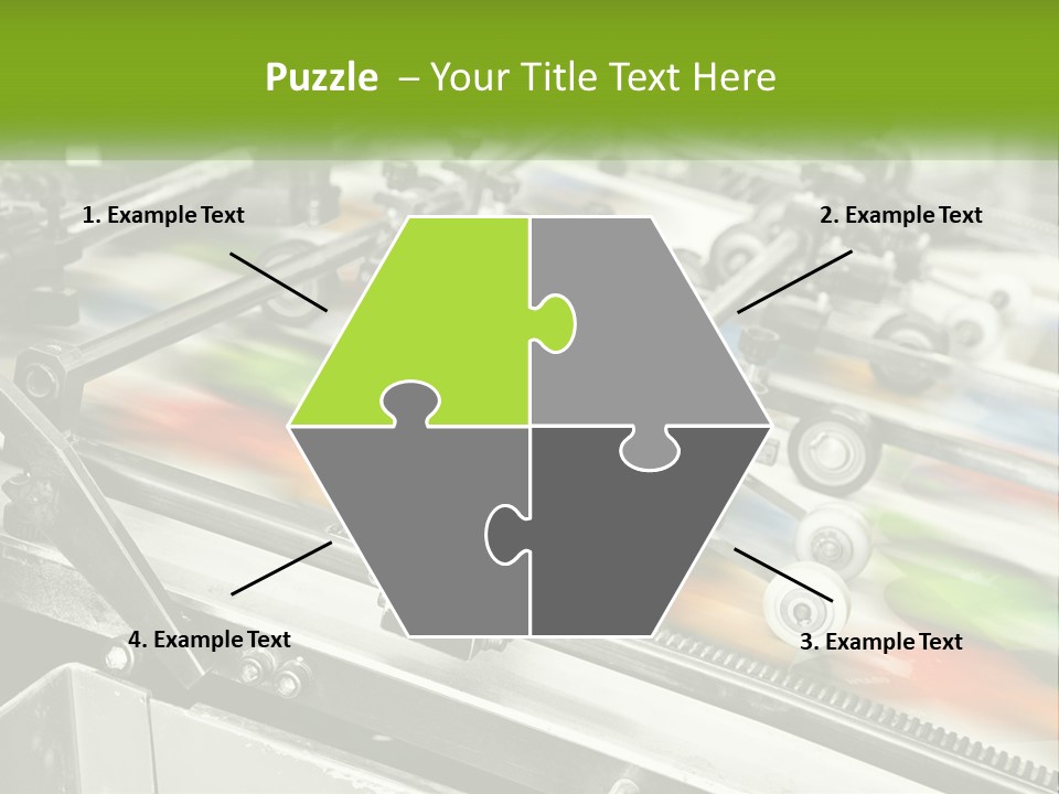 A Machine With A Lot Of Different Colors On It PowerPoint Template