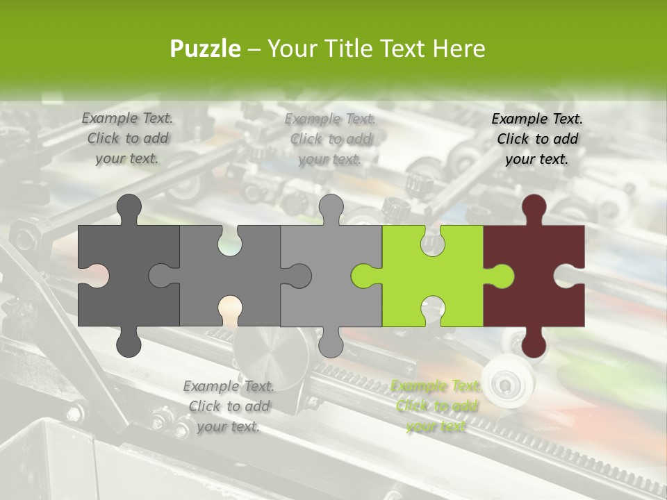 A Machine With A Lot Of Different Colors On It PowerPoint Template