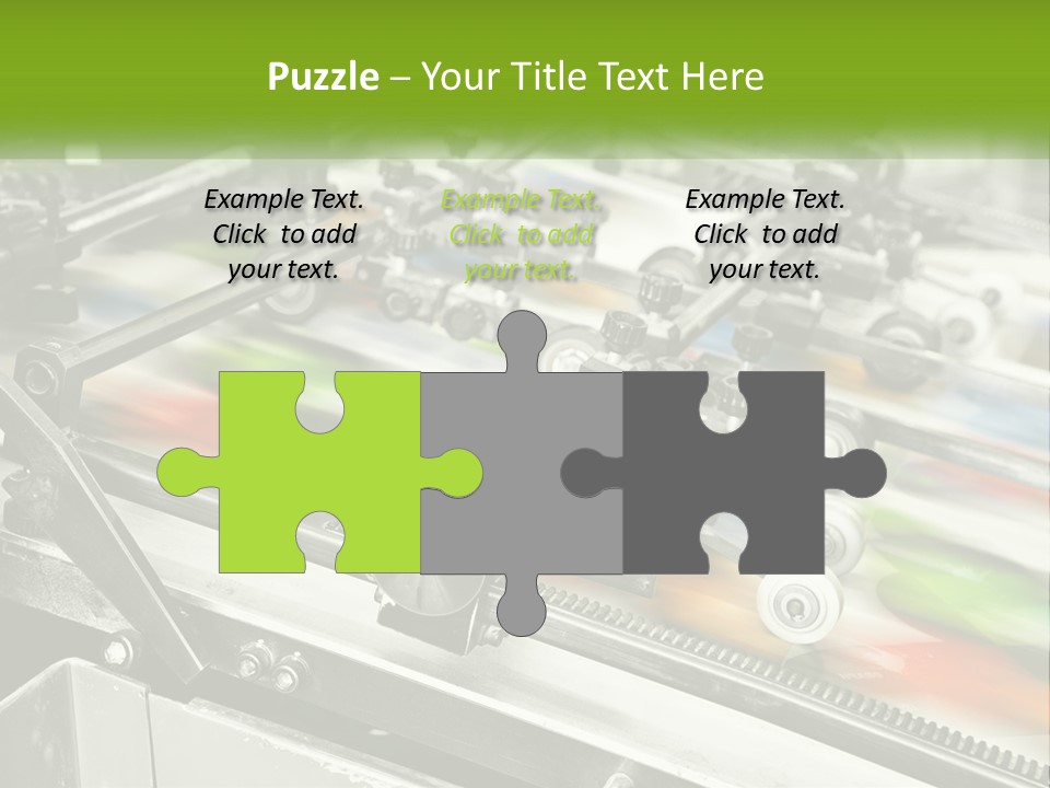 A Machine With A Lot Of Different Colors On It PowerPoint Template