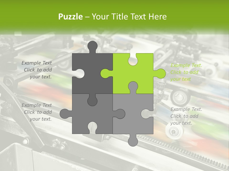 A Machine With A Lot Of Different Colors On It PowerPoint Template