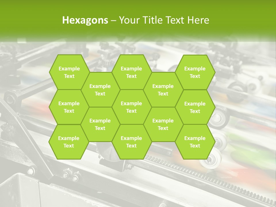 A Machine With A Lot Of Different Colors On It PowerPoint Template