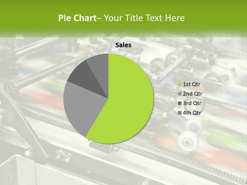 A Machine With A Lot Of Different Colors On It PowerPoint Template