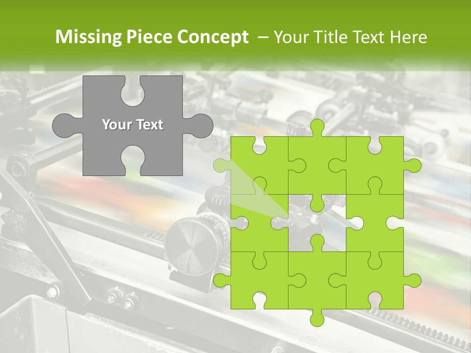 A Machine With A Lot Of Different Colors On It PowerPoint Template