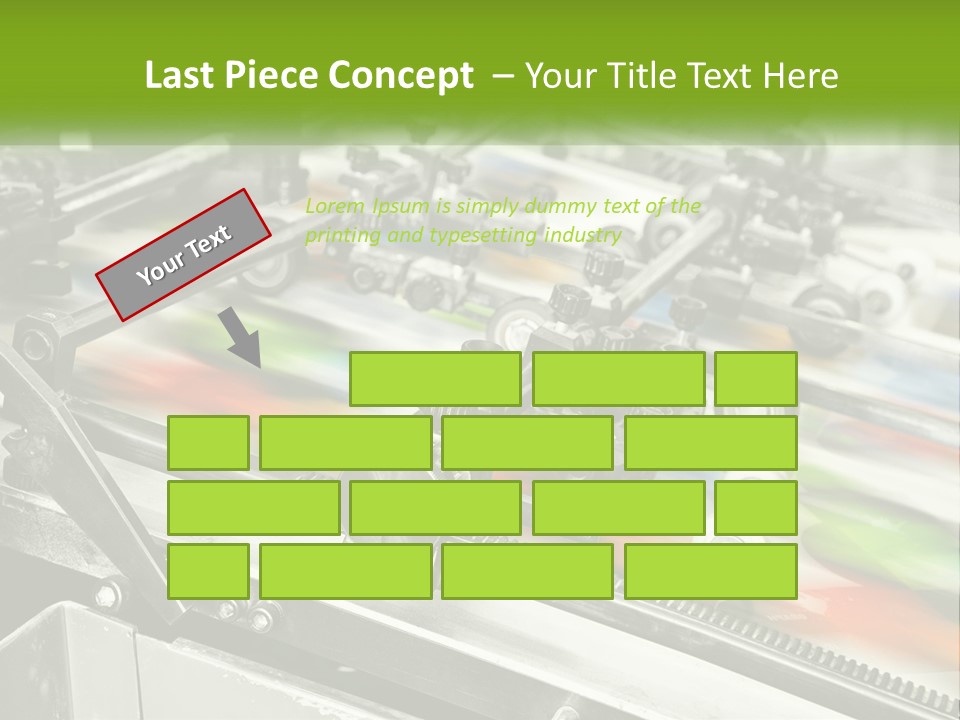 A Machine With A Lot Of Different Colors On It PowerPoint Template