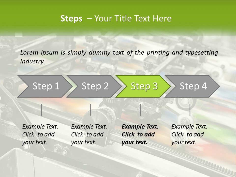 A Machine With A Lot Of Different Colors On It PowerPoint Template