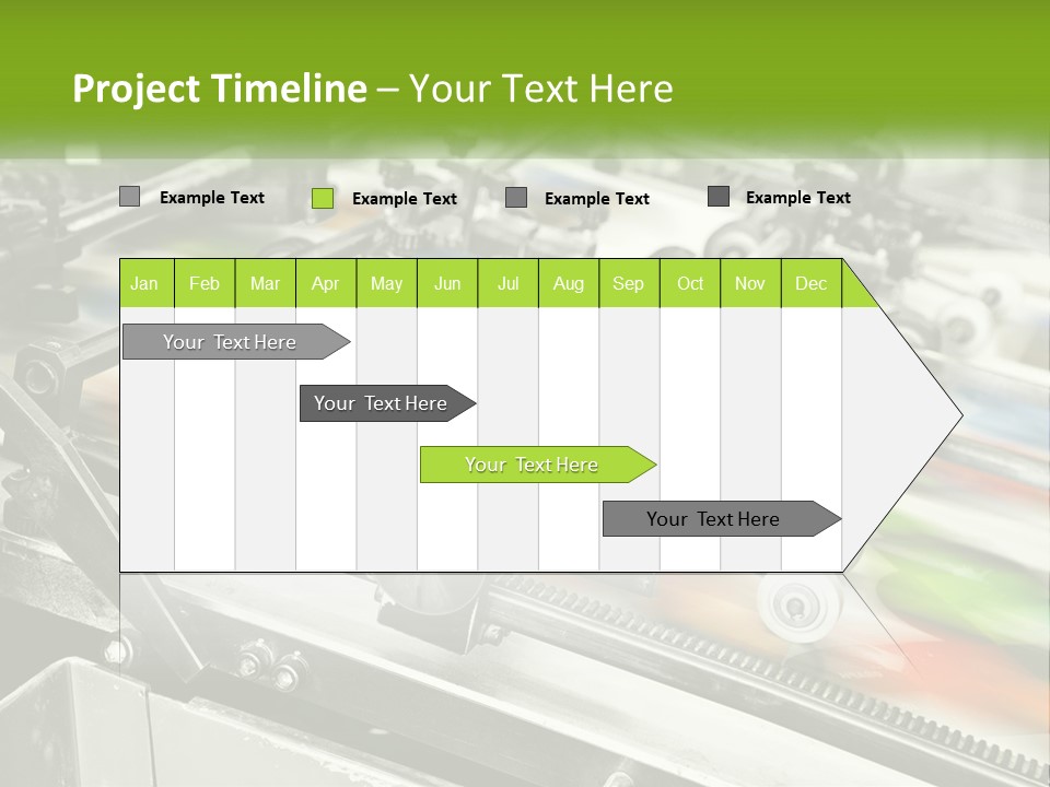 A Machine With A Lot Of Different Colors On It PowerPoint Template