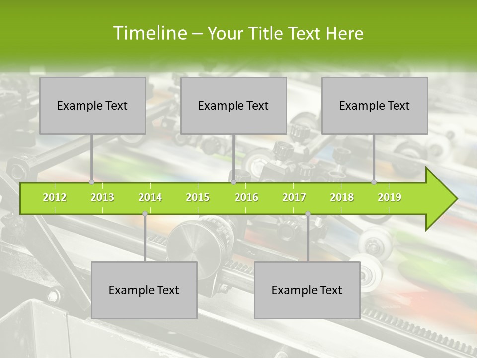 A Machine With A Lot Of Different Colors On It PowerPoint Template