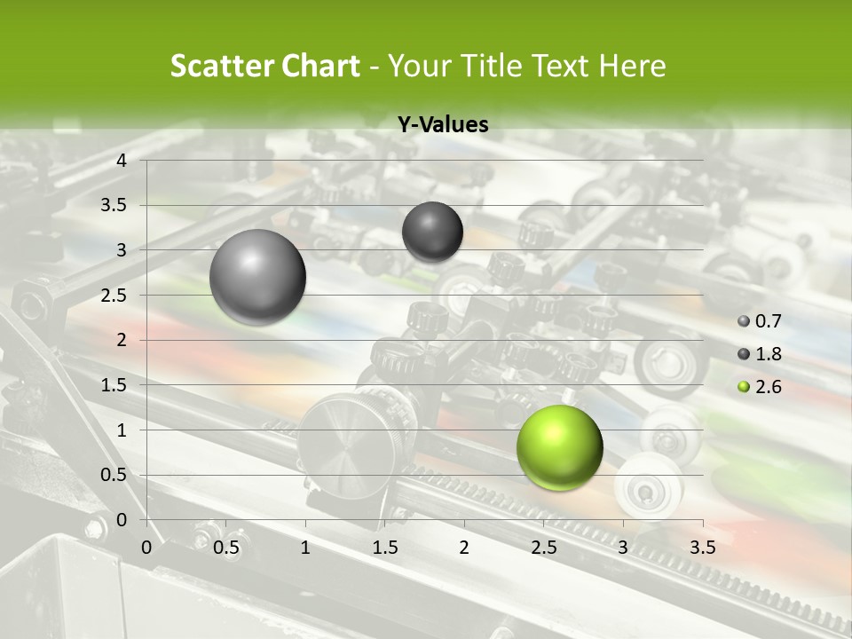A Machine With A Lot Of Different Colors On It PowerPoint Template