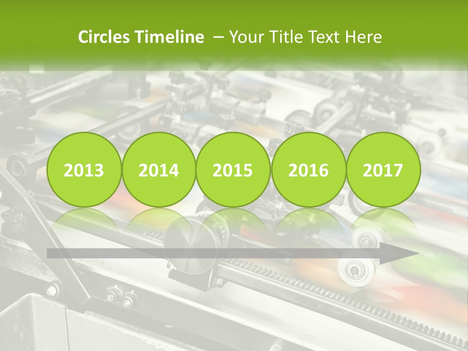 A Machine With A Lot Of Different Colors On It PowerPoint Template