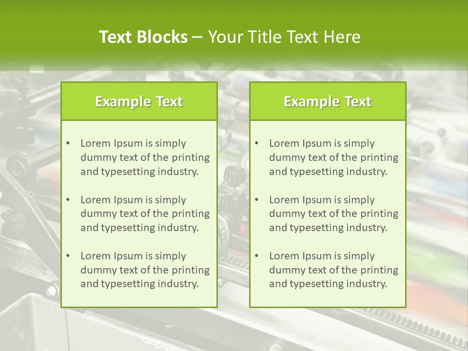 A Machine With A Lot Of Different Colors On It PowerPoint Template