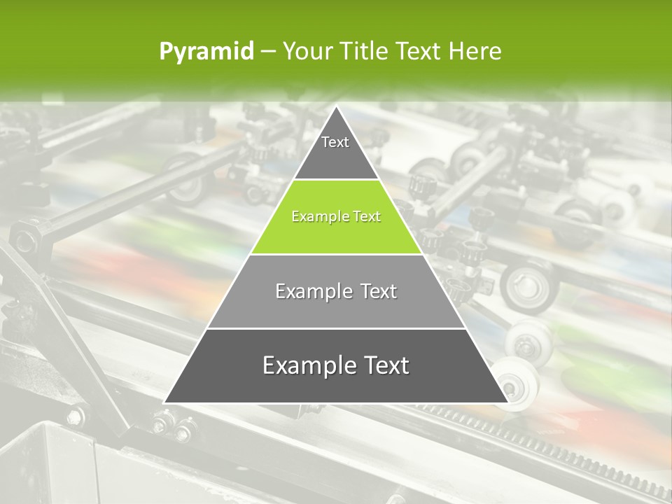 A Machine With A Lot Of Different Colors On It PowerPoint Template