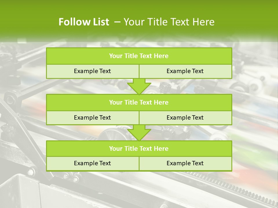A Machine With A Lot Of Different Colors On It PowerPoint Template