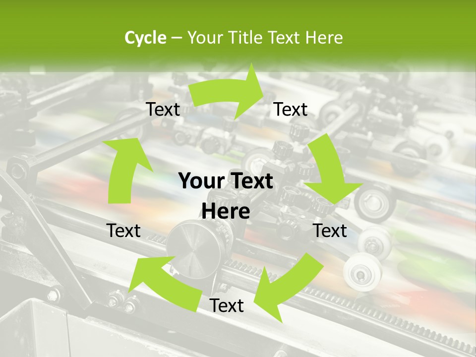 A Machine With A Lot Of Different Colors On It PowerPoint Template