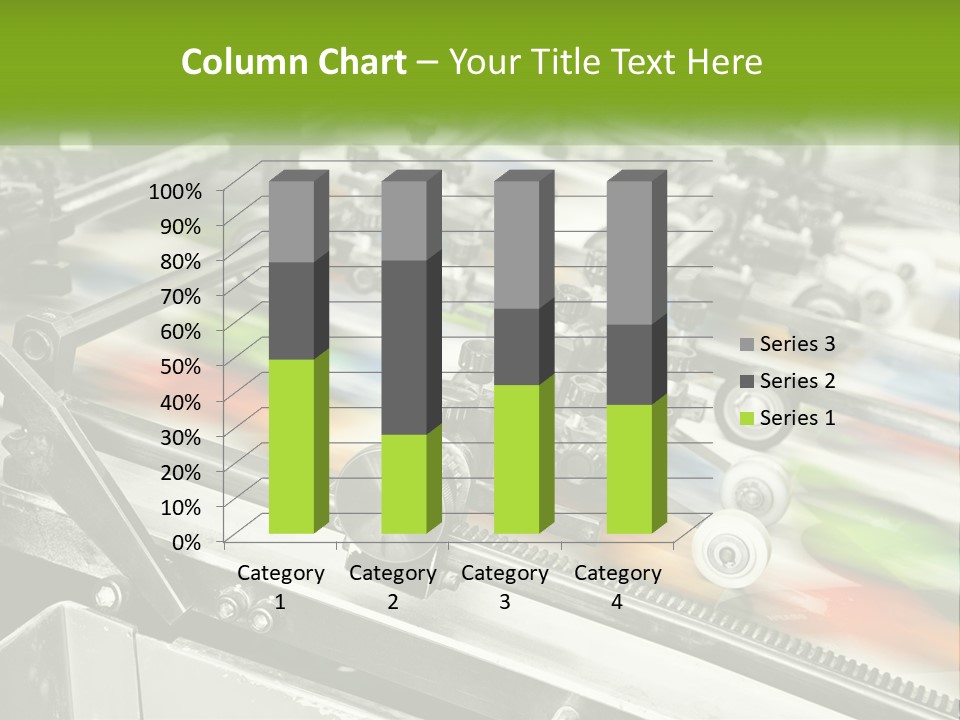 A Machine With A Lot Of Different Colors On It PowerPoint Template