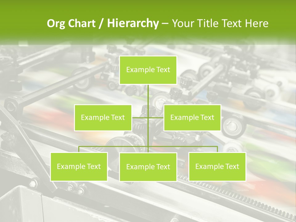 A Machine With A Lot Of Different Colors On It PowerPoint Template