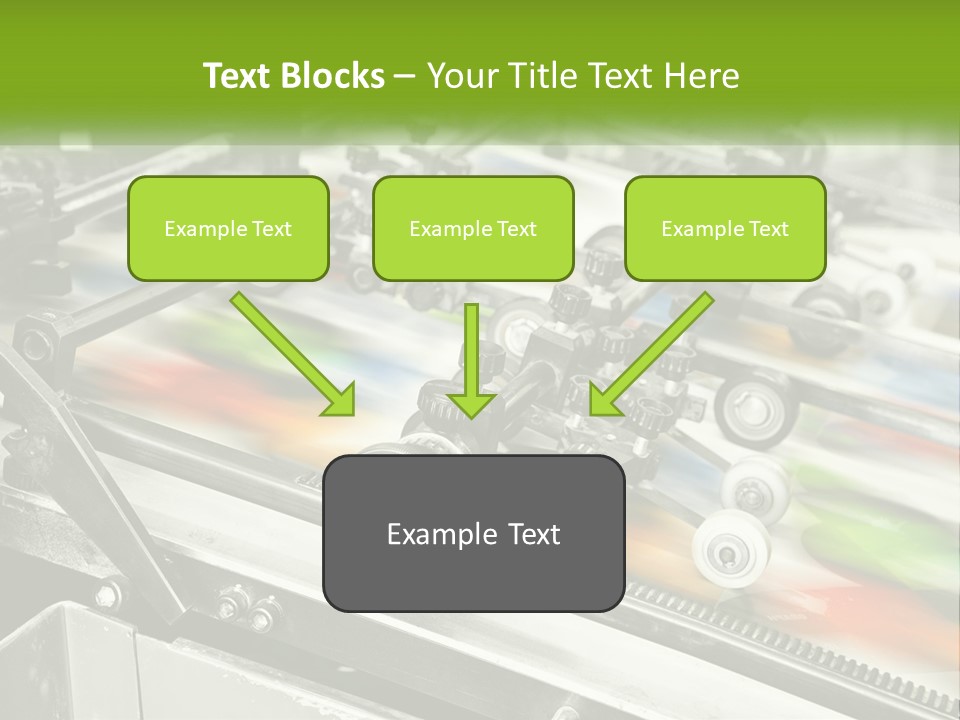 A Machine With A Lot Of Different Colors On It PowerPoint Template