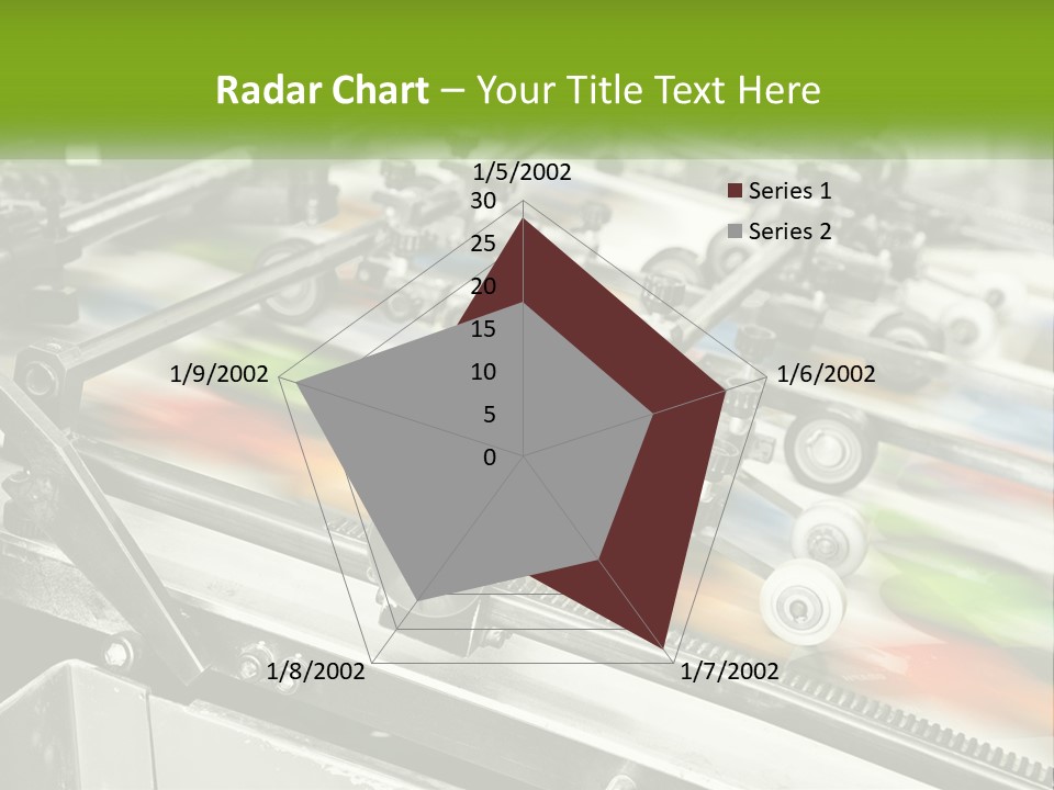 A Machine With A Lot Of Different Colors On It PowerPoint Template