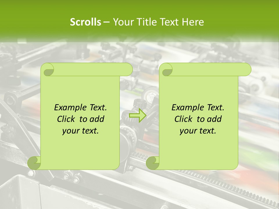 A Machine With A Lot Of Different Colors On It PowerPoint Template