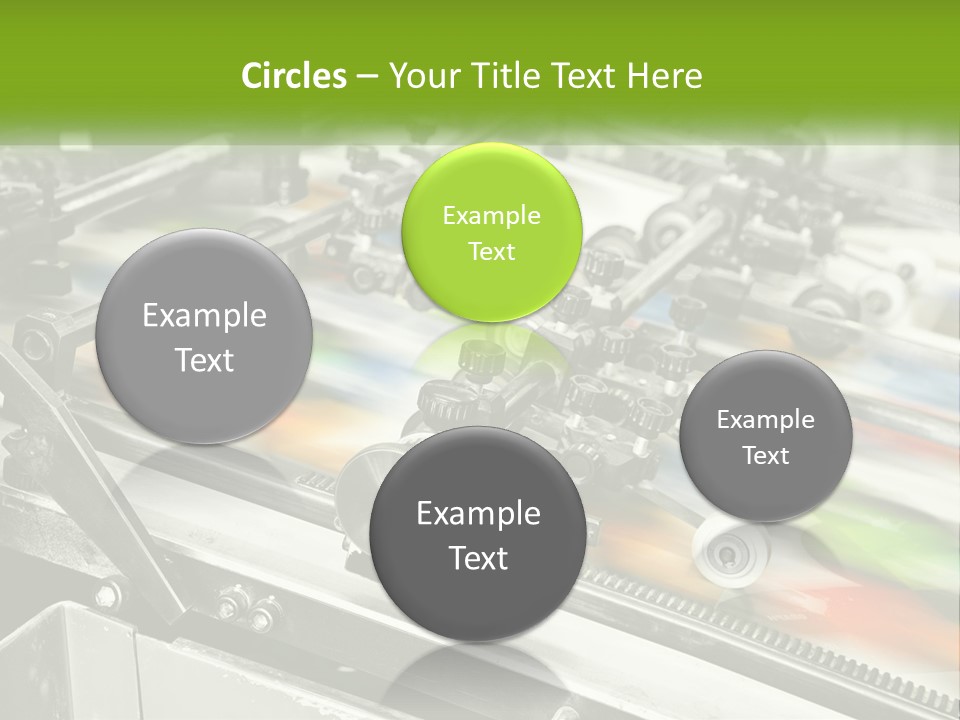 A Machine With A Lot Of Different Colors On It PowerPoint Template
