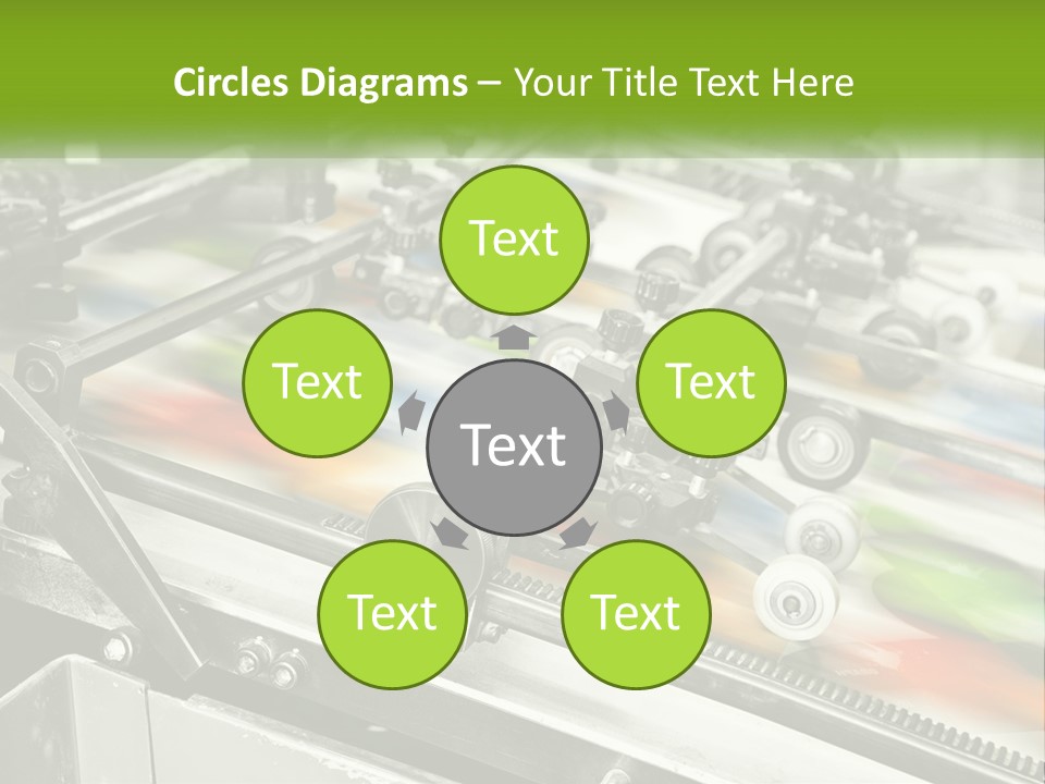 A Machine With A Lot Of Different Colors On It PowerPoint Template