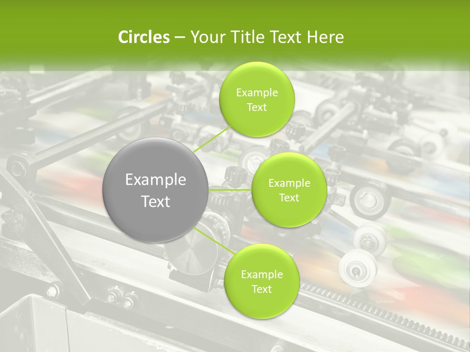 A Machine With A Lot Of Different Colors On It PowerPoint Template