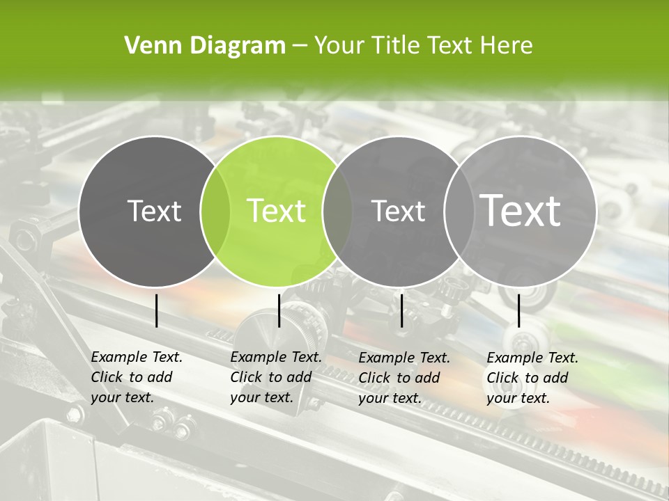 A Machine With A Lot Of Different Colors On It PowerPoint Template
