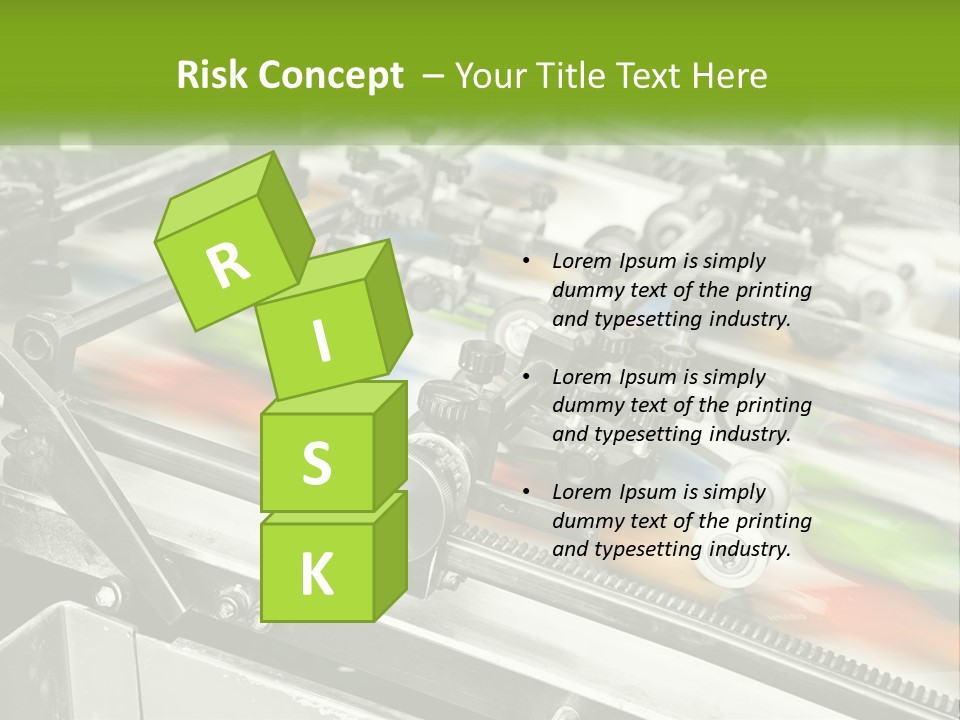 A Machine With A Lot Of Different Colors On It PowerPoint Template