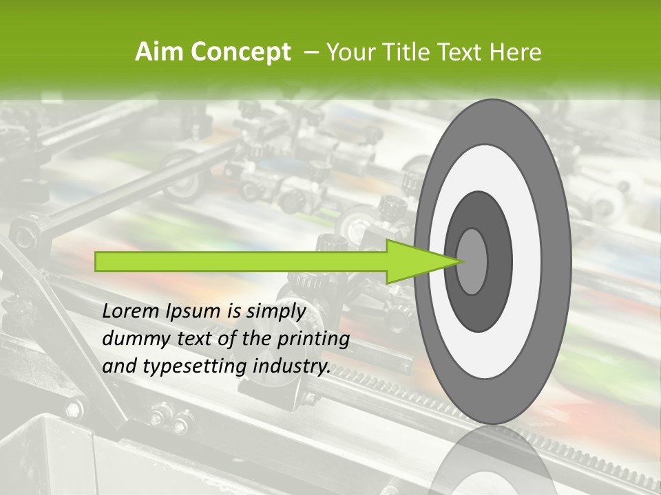 A Machine With A Lot Of Different Colors On It PowerPoint Template