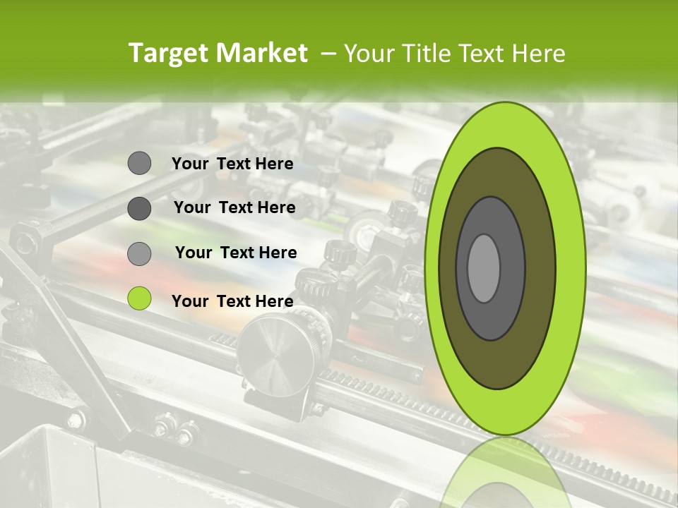 A Machine With A Lot Of Different Colors On It PowerPoint Template