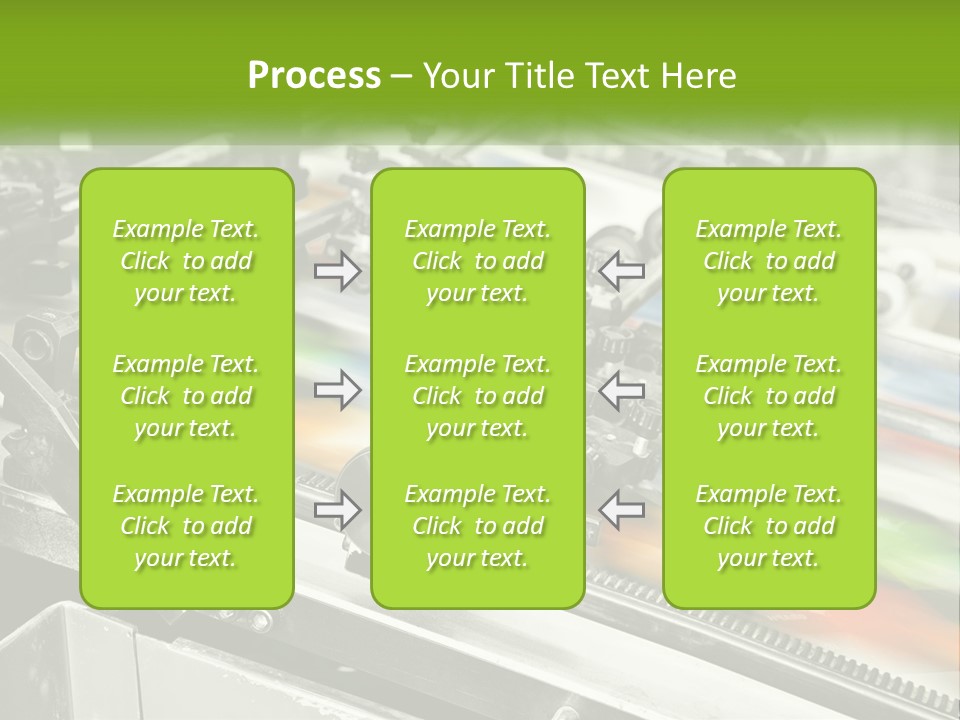 A Machine With A Lot Of Different Colors On It PowerPoint Template
