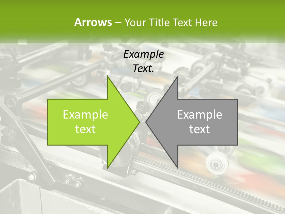 A Machine With A Lot Of Different Colors On It PowerPoint Template