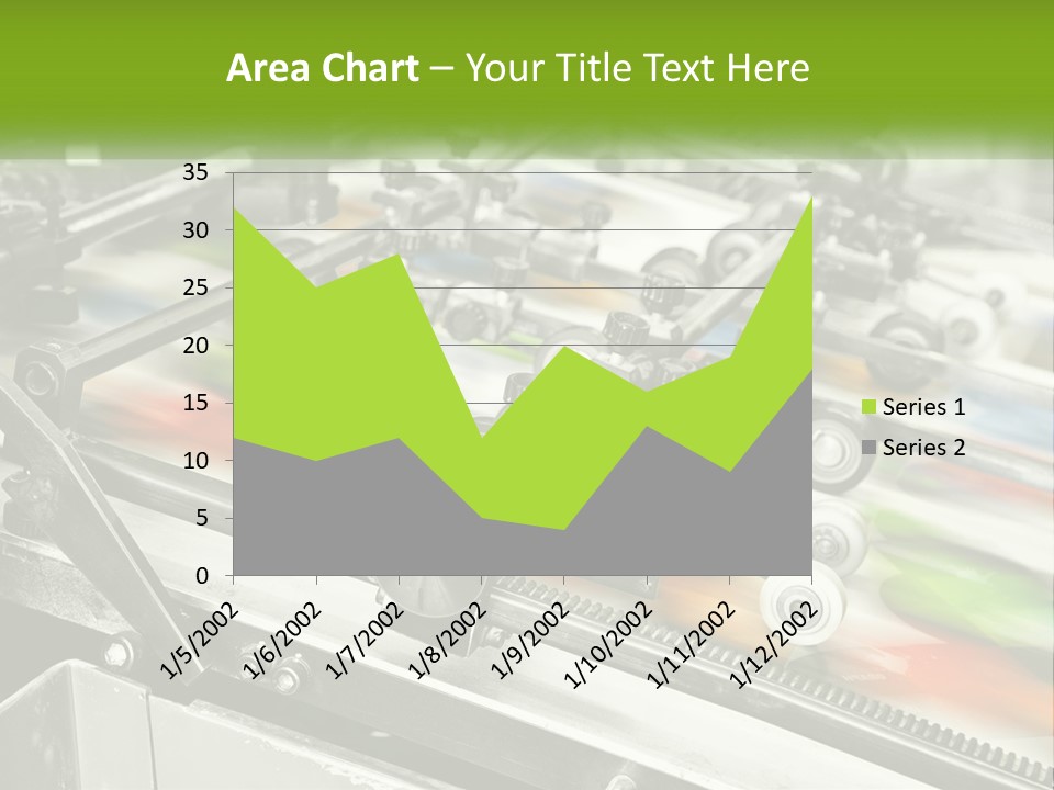 A Machine With A Lot Of Different Colors On It PowerPoint Template