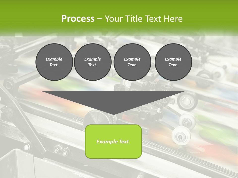 A Machine With A Lot Of Different Colors On It PowerPoint Template