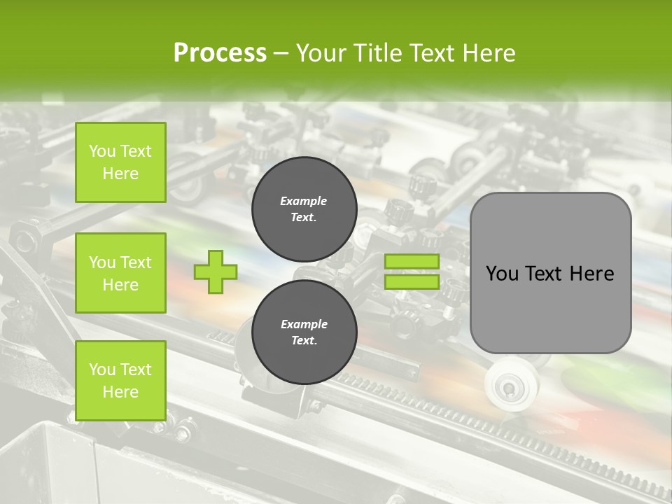 A Machine With A Lot Of Different Colors On It PowerPoint Template