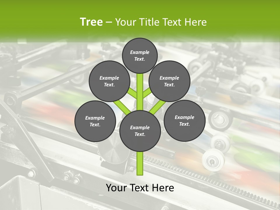 A Machine With A Lot Of Different Colors On It PowerPoint Template