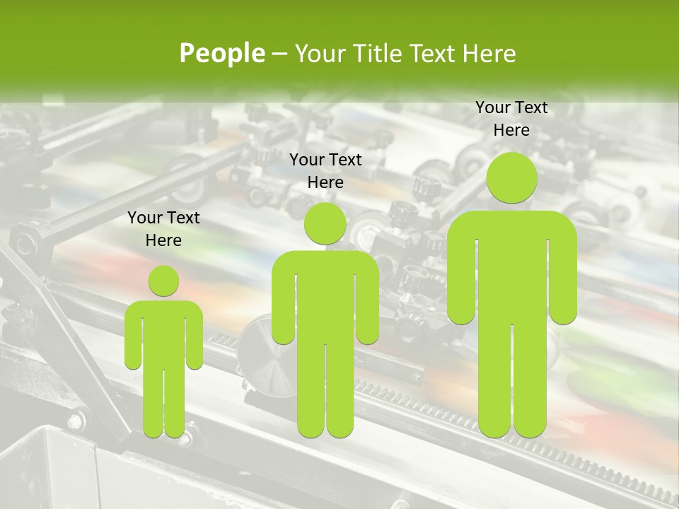 A Machine With A Lot Of Different Colors On It PowerPoint Template