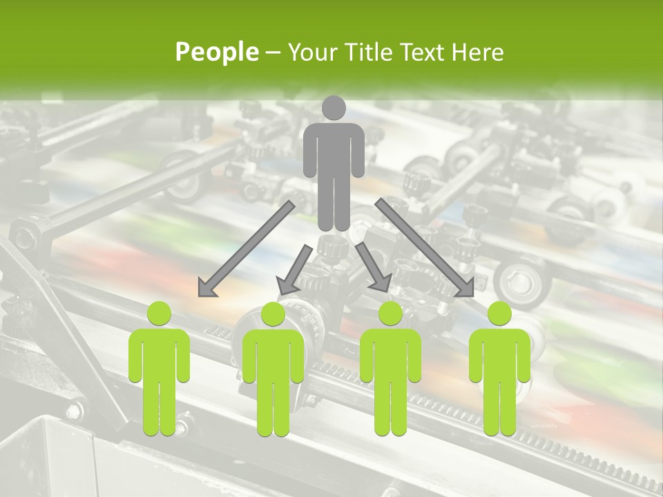 A Machine With A Lot Of Different Colors On It PowerPoint Template