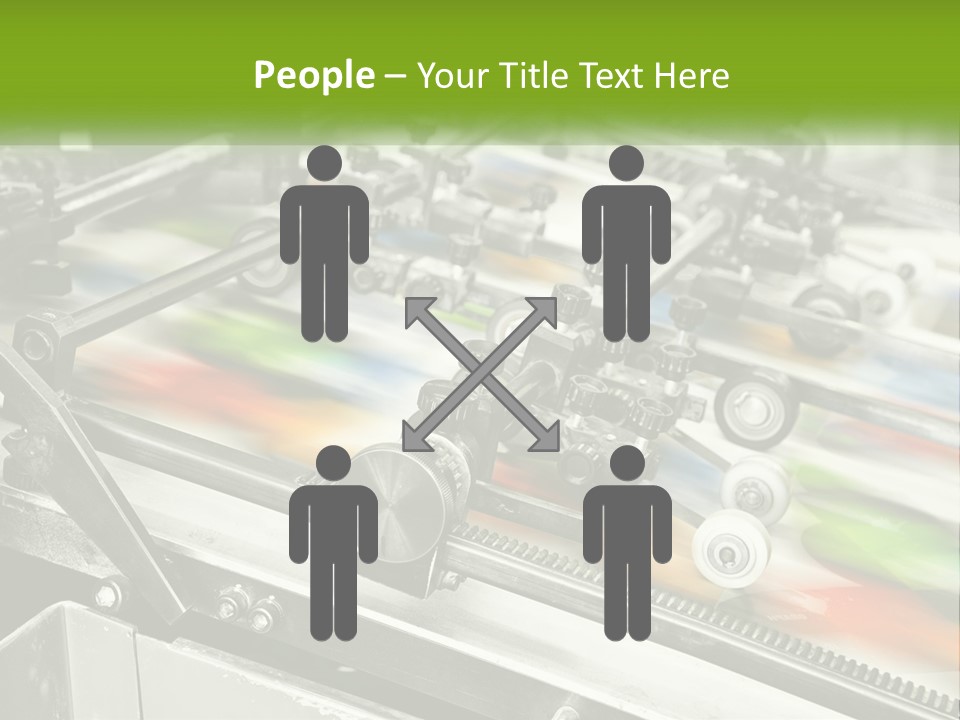 A Machine With A Lot Of Different Colors On It PowerPoint Template