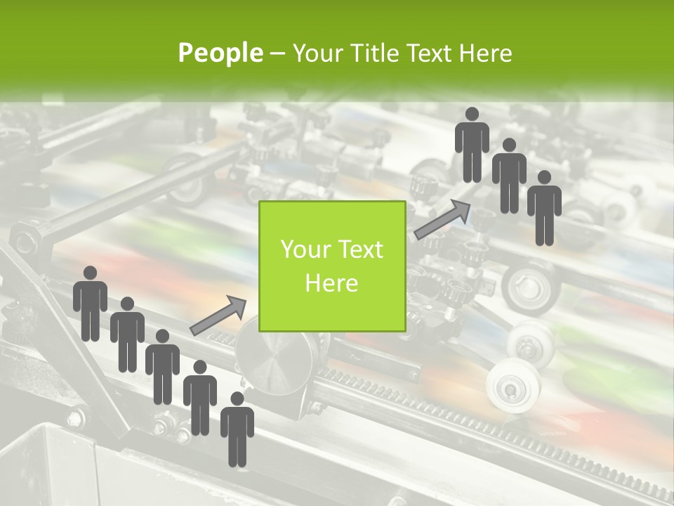 A Machine With A Lot Of Different Colors On It PowerPoint Template