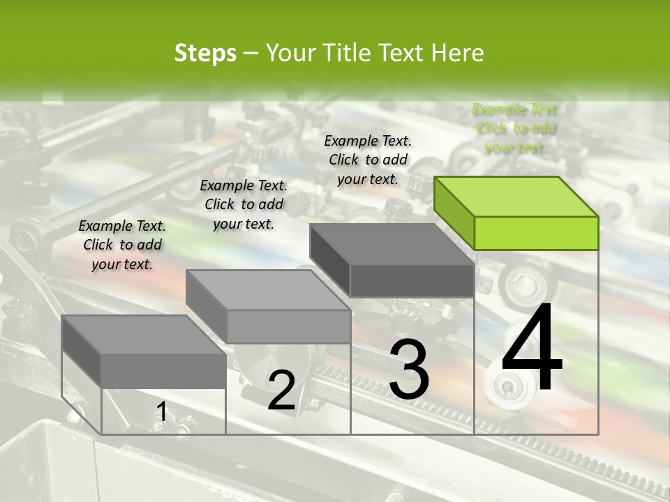 A Machine With A Lot Of Different Colors On It PowerPoint Template