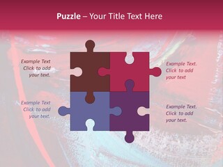 A Red And Blue Abstract Painting Powerpoint Presentation PowerPoint Template