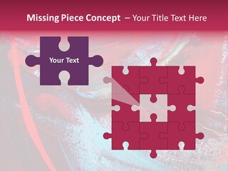 A Red And Blue Abstract Painting Powerpoint Presentation PowerPoint Template