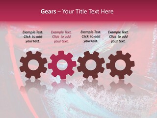 A Red And Blue Abstract Painting Powerpoint Presentation PowerPoint Template